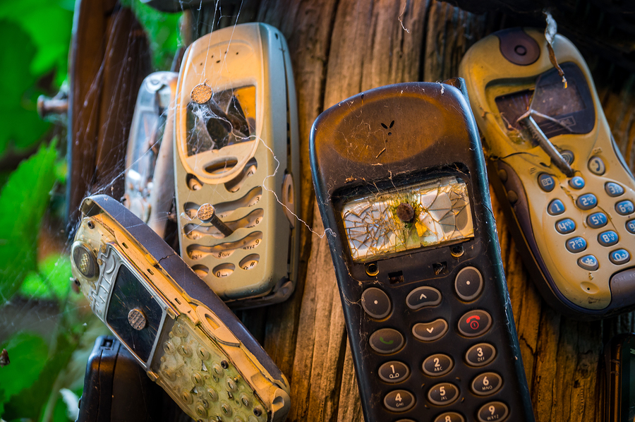 Old phones are plastic too