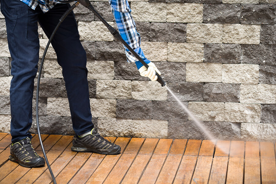 Cleaning-decking