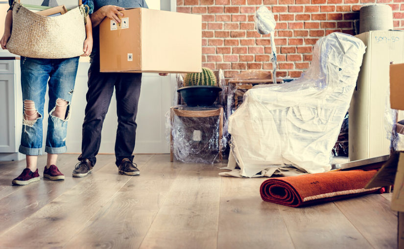 A couple begin redecorating their house in 2020.