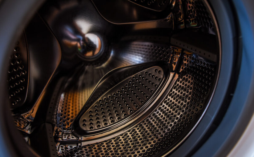 A clean and fresh washing machine drum, ready for use.